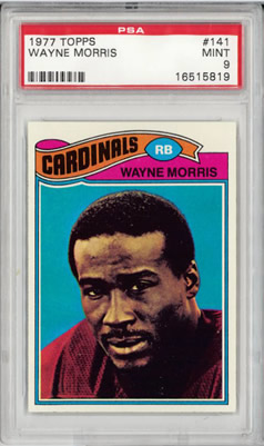 1977 Topps #141 Wayne Morris St. Louis Cardinals PSA 9