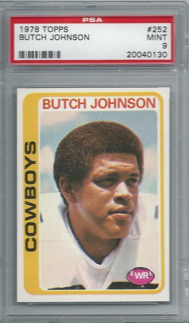 1978 Topps #252 Butch Johnson Dallas Cowboys California Riversid