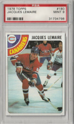 1978 Topps #180 Jacques Lemaire Montreal Canadiens PSA 9