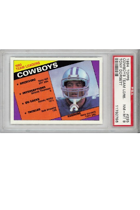 1984 Topps #239 Tony Dorsett IR NM-MT Dallas Cowboys Football 